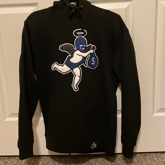 NWOT Hastamuerte Unisex Logo Textured Hoodie - Picture 5 of 11